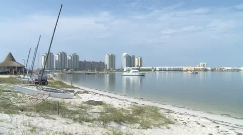 Florida Beach Fun Stock Footage 25189445