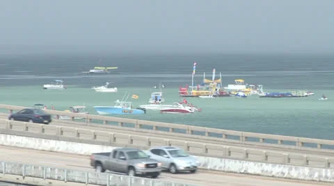 Florida Beach Fun Stock Footage 25190625