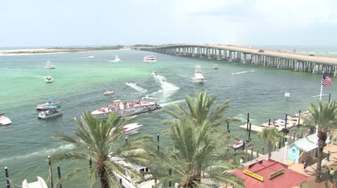 Florida Beach Fun Stock Footage 25190770