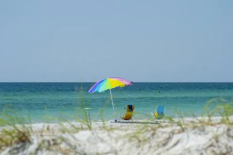 Florida Beach Scene Stock Photos