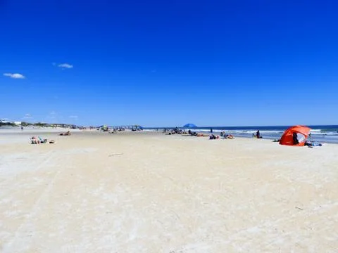 Florida Beach Scene in Spring Foto stock