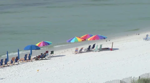 Florida Beach Sun Tan Stock Footage 25191581