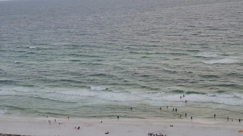 Florida Beach at Sunset 스톡 동영상 95144207