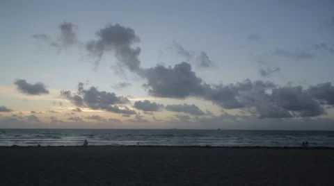 Florida Beach Time lapse Sunrise Stock Footage 60106821