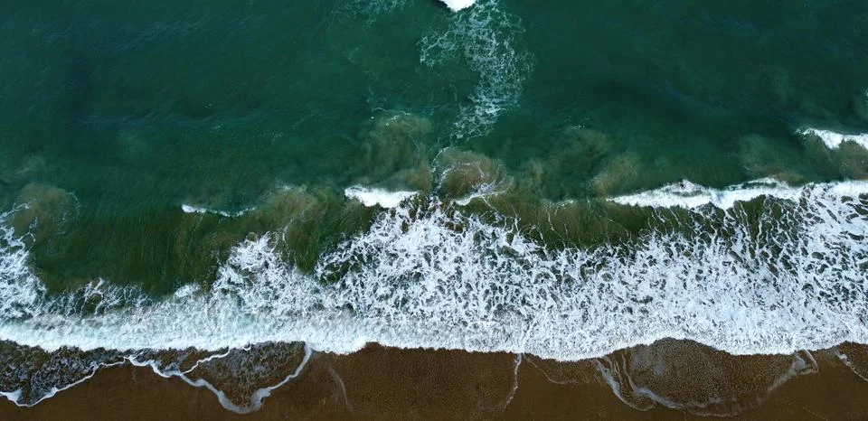 Florida Beach Waves 스톡 사진