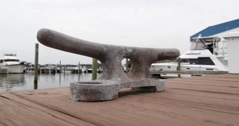 Florida Boat dock cleet Stock Footage 160860792