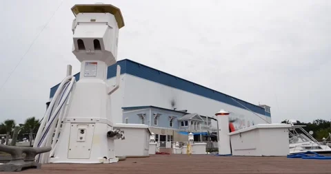 Florida boat dock Stock Footage 160857587