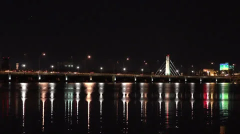 Florida Bridge Stock Footage 25571054