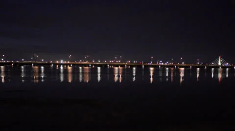 Florida Bridge Stock Footage 25571062