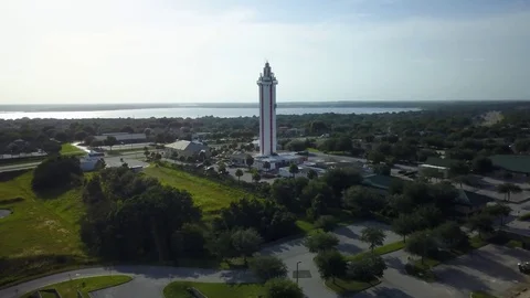 Florida Citrus Tower Fly By and Past 動画素材 78619476
