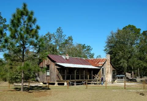Florida Cracker House Stock Photos