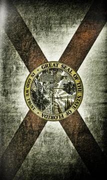 Florida flag Stock Photos