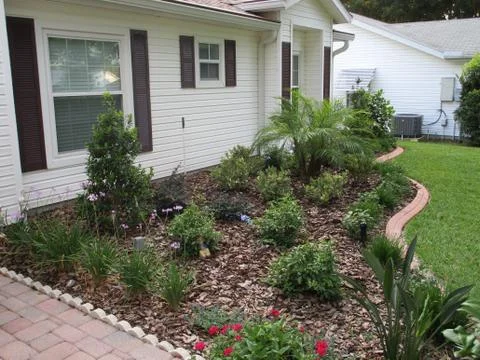 Florida Flower Bed Stock Photos