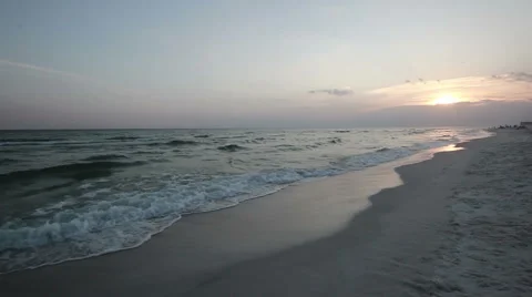 Florida Gulf Coast Sunset Stock-Footage 53230224