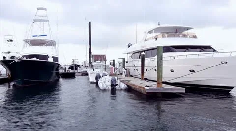 Florida harbor ride out Stock Footage 10723933
