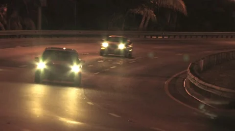 Florida Highway at Night ( HD ) Vidéo 5295825