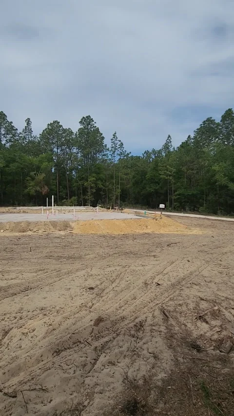 Florida Housing Development Construction Video stock 326677767