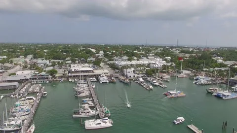 Florida Key West Harbour Stock Footage 172300554