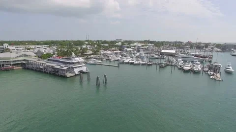 Florida Key West Harbour Video stock 172300582