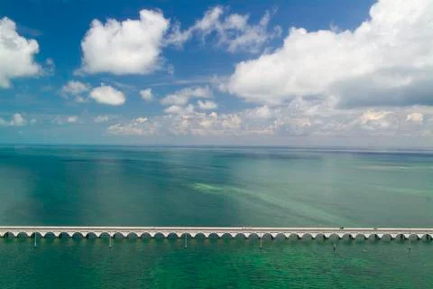 Florida keys bridge Stock Photos