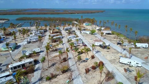 Florida Keys Hurricane Irma 4k Stock Footage 80668489