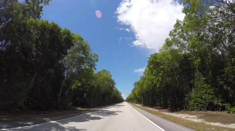 Florida Keys Long Road A 스톡 동영상 53243466