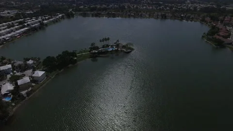 Florida Lake Pool Stock Footage 153272669