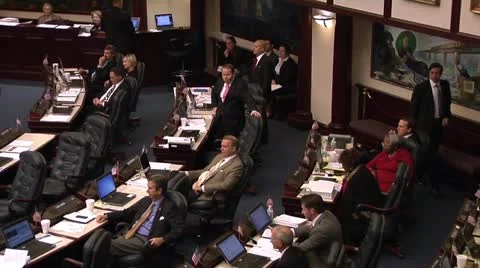 FLORIDA LEGISLATURE, 2013 SESSION-16 MEDIUM SHOT Stock Footage 22220357