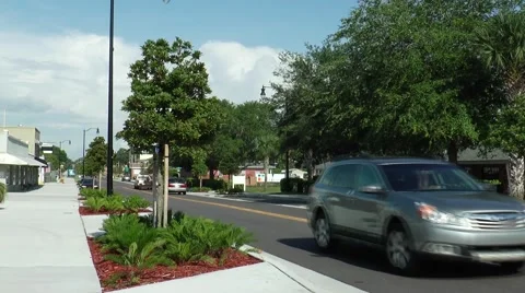 Florida Main Street-2 Stock Footage 52643295