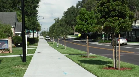 Florida Main Street-4 Stock Footage 52643801