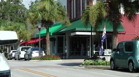 Florida Main Street - Stock Footage 52646045
