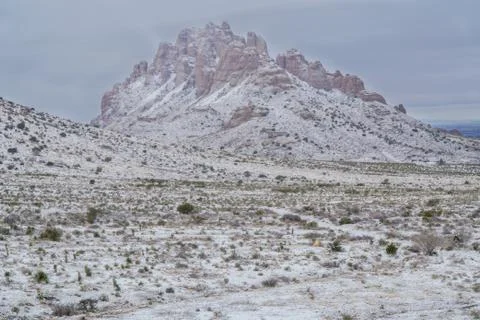 Florida Mountain close up in the winter. Stock Photos