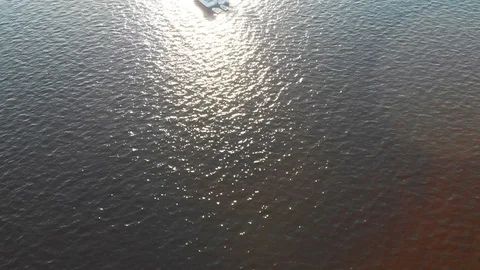Florida ocean - boats Stock-Footage 97913355