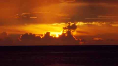 Florida Ocean Sunset Stock Footage 159152118