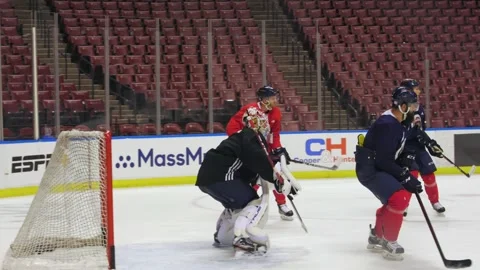 Florida Panthers Training Day. Practice. Stock Footage 168480068