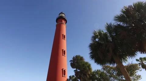 Florida PonceDeLeon Inlet Lighthouse 07 Stock Footage 61216088