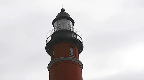 Florida PonceInlet Lighthouse 02CUsvv Stock Footage 47944983