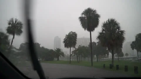 Florida Rain Storm 5 Stock Footage 25235164