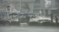 Florida Rain Storm Boat Docked At Marina HD HD Footage