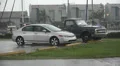 Florida Rain Storm Car And Old Truck In Parking Lot 4K 4k or 4k+ Resolution