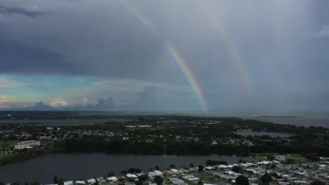 Florida Rainbow Stock Footage 218451442