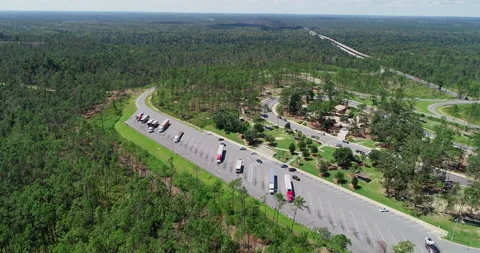 Florida Rest Stop Stock Footage 149272104