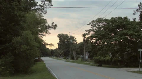 Florida Road Stock Footage 26184985