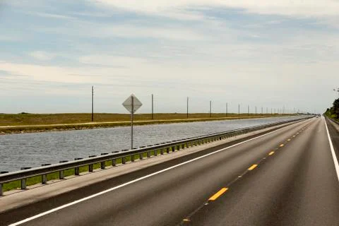 Florida road Stock Photos
