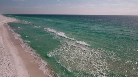 Florida sandy beach along the Gulf of Mexico Stock Footage 70112459