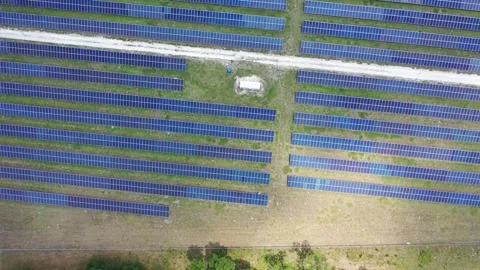 Florida Solar Farm13 Stock Footage 275414679