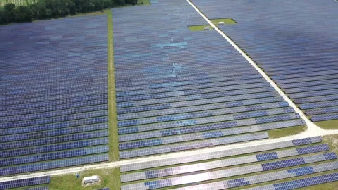 Florida Solar Farm2 Video stock 275414664