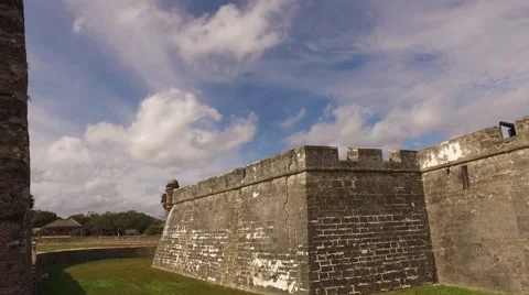 Florida StAugustine Castillo DeSan Marcos 18 Stock Footage 61219183