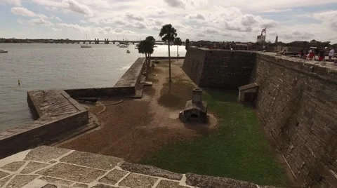 Florida StAugustine Castillo DeSan Marcos 13 Stock Footage 61219378