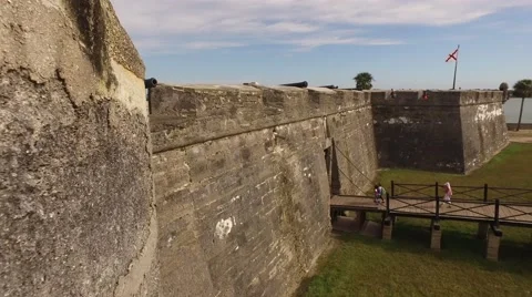 Florida StAugustine Castillo DeSan Marcos 10 Stock Footage 61219555